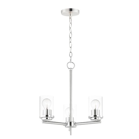 Maxim Lighting Corona 3-Light Chandelier 10203CLSN